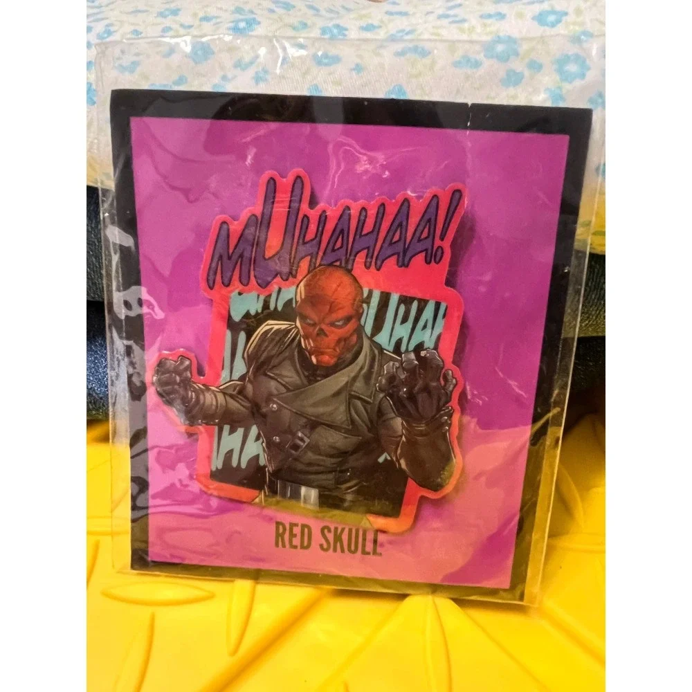 Marvel Red Skull Enamel Pin Loot Crate Gear Goods Captain America‎ Villain 2016
